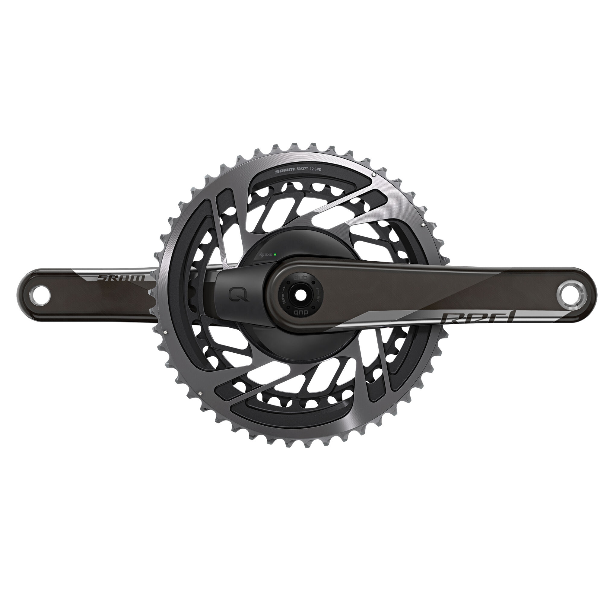 Sram Red AXS Quarq Power Meter DUB 2x12S 50-37 crankset LordGun 